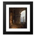 thumbnail image 2 of Hubert Robert 20x22 Black Modern Framed Museum Art Print Titled - The Obelisk (1787), 2 of 5
