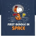 thumbnail image 3 of Peanuts - Snoopy Space Beagle Astronaunt Short Sleeve Graphic T-Shirts, 3 of 6
