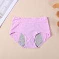 thumbnail image 6 of Valcatch 3-pack Women Period Underwear Panties Seamless Cotton Lace Briefs Breathable Soft for Everyday Wear, 6 of 9
