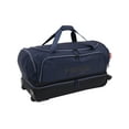 Wrangler 30" DropBottom Rolling Travel Duffel, Navy