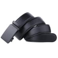 thumbnail image 3 of Men's Automatic Buckle Belt Slip Buckle Business Casual Leather Waist Belt SHYTMV, 3 of 4