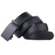 thumbnail image 3 of Men's Automatic Buckle Belt Slip Buckle Business Casual Leather Waist Belt SHYTMV, 3 of 4