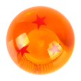 thumbnail image 2 of Cabeza de perilla de cambio de palanca de cambios de acrílico para automóvil universal con 3 adaptadores NUEVO naranja 3 estrellas Macarena Cabezal de perilla de cambio manual de coche, 2 of 8
