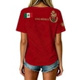 thumbnail image 5 of 2026 New Mexico Soccer Jersey Women, Mexican Jersey Soccer T-Shirt, Jersey De Mexico V-Neck Short Sleeve Football Shirt, Athletic Training Uniform for Adult, 5 of 6