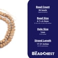 thumbnail image 4 of The Bead Chest Tan Nigerian Camel Bone Beads (Disk), 4 of 4