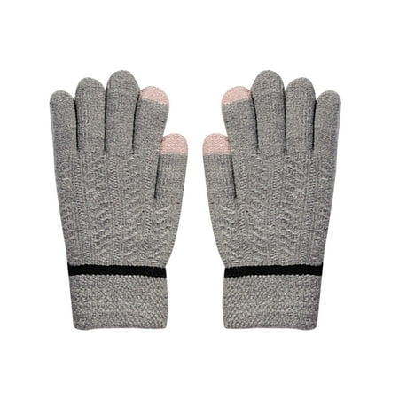 

Disposable Food Preparation Gloves Knitted Gloves Women s Winter Warm Thickened Cold Outdoor Cycling Oil Changing Gloves
