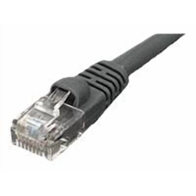 Ziotek - Patch cable - RJ-45 (M) to RJ-45 (M) - 7 ft - UTP - CAT 6 - booted, molded, snagless, stranded - black