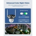thumbnail image 4 of Reolink 4K Duo Dual Lens Wifi 180°Outdoor Security IP Camera Smart Detection Color Night 2-Way Audio, 4 of 9