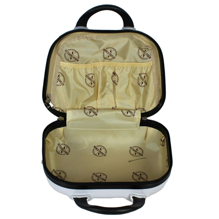 World Traveler Butterfly 4-Piece Hardside Lock Spinner Luggage Set