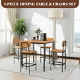 Bifanuo Dining Table Set for 4, Kitchen Table and Chairs for 4 Dining