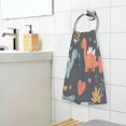 thumbnail image 3 of Yayeee 100% Cotton Hand Towels for Bathroom 16" x 28" Soft Absorbent Kitchen Towel, Cute Dinosaur, 3 of 7