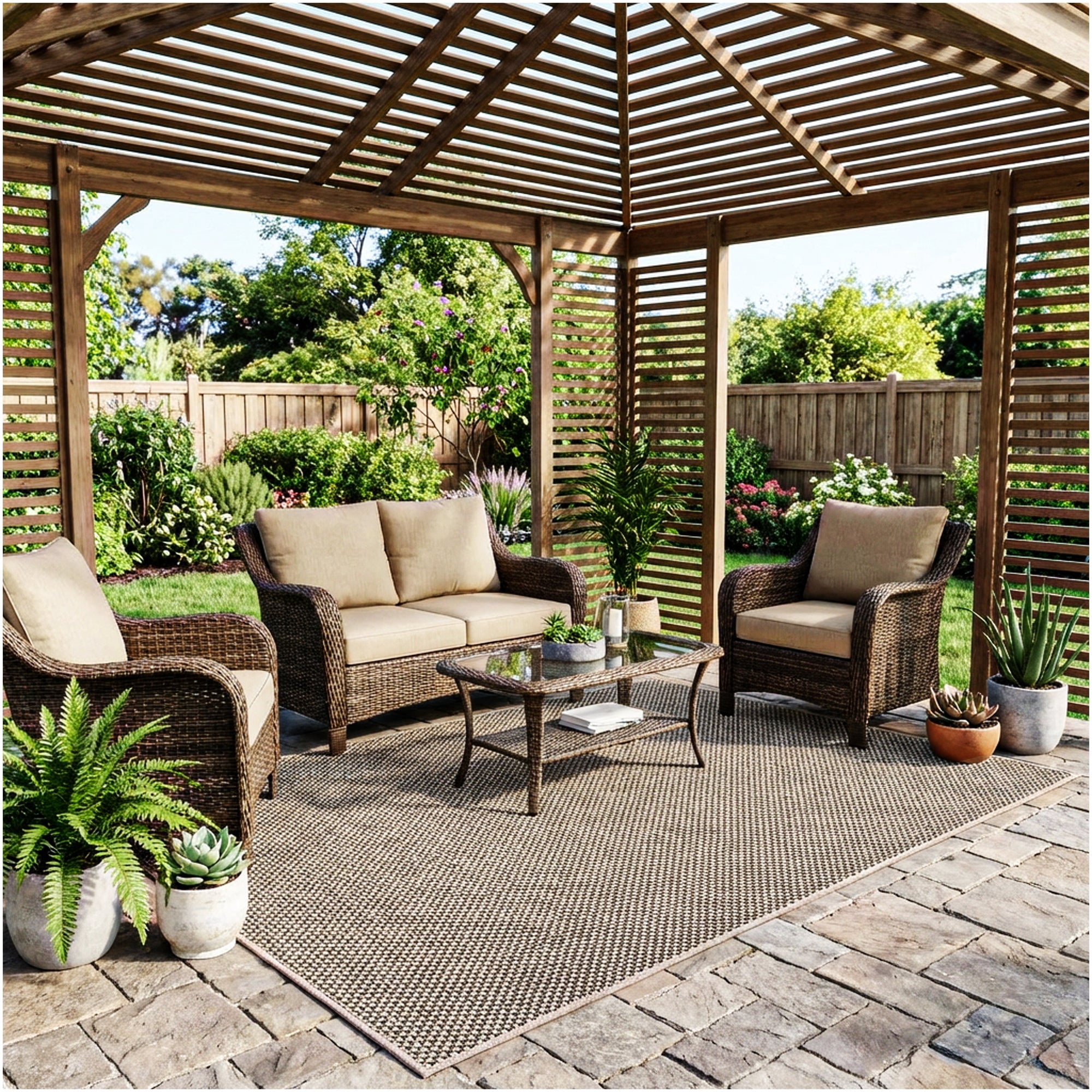 Koeckritz Rugs Nugget Special Bayou Sands Indoor/Outdoor Area Rug, 4' x 8'
