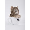 thumbnail image 5 of Hi-Line Gift Ltd Pet Pals-Teacup Kitten Grey Tabby, 5 of 5