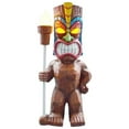 thumbnail image 7 of Black Hawaiian Mayan Angry & Happy Smiling Totem - Solar Powered Glowing Outdoor Decorative Statue For Garden Patio Yard Decoration, Outdoor Enthusiasts, Home Decor Lovers, Gift, 7 of 7