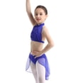 thumbnail image 3 of iEFiEL Girls Sleeveless Crop Top with Bottoms Set for Celebration of Spirit Praise Lyrical Dance, 3 of 7