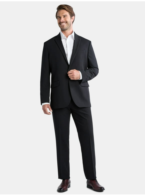 Men's Comfort Stretch Suit Set, 2-Piece, Sizes S-2XL