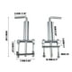 thumbnail image 3 of Scienceny 2 piezas 308287 pasador de liberación rápida de Metal duradero para tren de aterrizaje de quinta rueda pasador de tracción para Accesorios para vehículos recreativos, 3 of 6