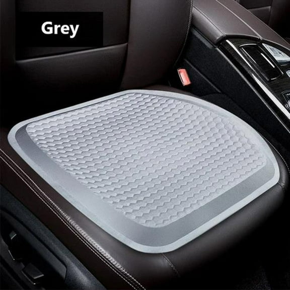 Gel Seat Cushion for Long Sitting, Extra Thick Gel Cushion for Wheelchair Soft Chair Pads Cushion for Office Home Chairs Car Seats Long Trips - Back Sciatica Hip Tailbone Pain Relief Cushion (Gray)