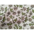 thumbnail image 4 of oneOone Cotton Poplin White Fabric Leaves & Flower Floral Sewing Craft Projects Fabric Prints By Yard 56 Inch Wide, 4 of 4