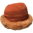 thumbnail image 4 of CoCopeaunts Winter Bucket Hat for Women Plush Thickened Fisherman Hat Casual Plush Wide Brim Soft Comfort Warm Mongolian Hat, 4 of 8