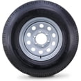 thumbnail image 2 of ZEEMAX Trailer Tire Wheel Assembly ST205/90D15 10-Ply E 118L 6 Lug on 5.5" PCD Silver Mod Rim, 2 of 4