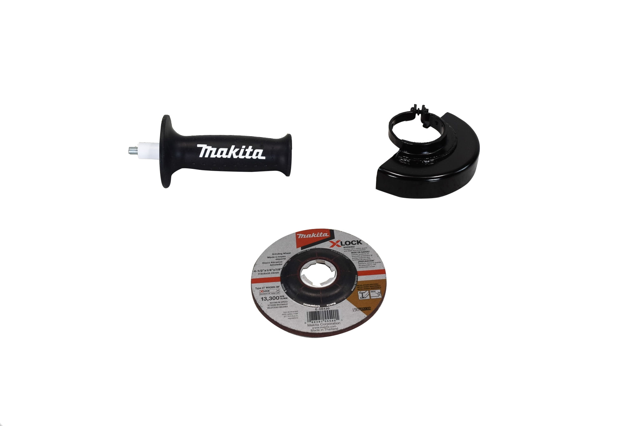 Makita GA4570 7.5Ah Corded 4.5" Angle Grinder with AC/DC Switch