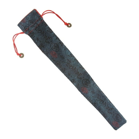 

OOKWE Chinese Calligraphy Decor Folding Hand Fan Bag Dustproof Holder Protector Pouch