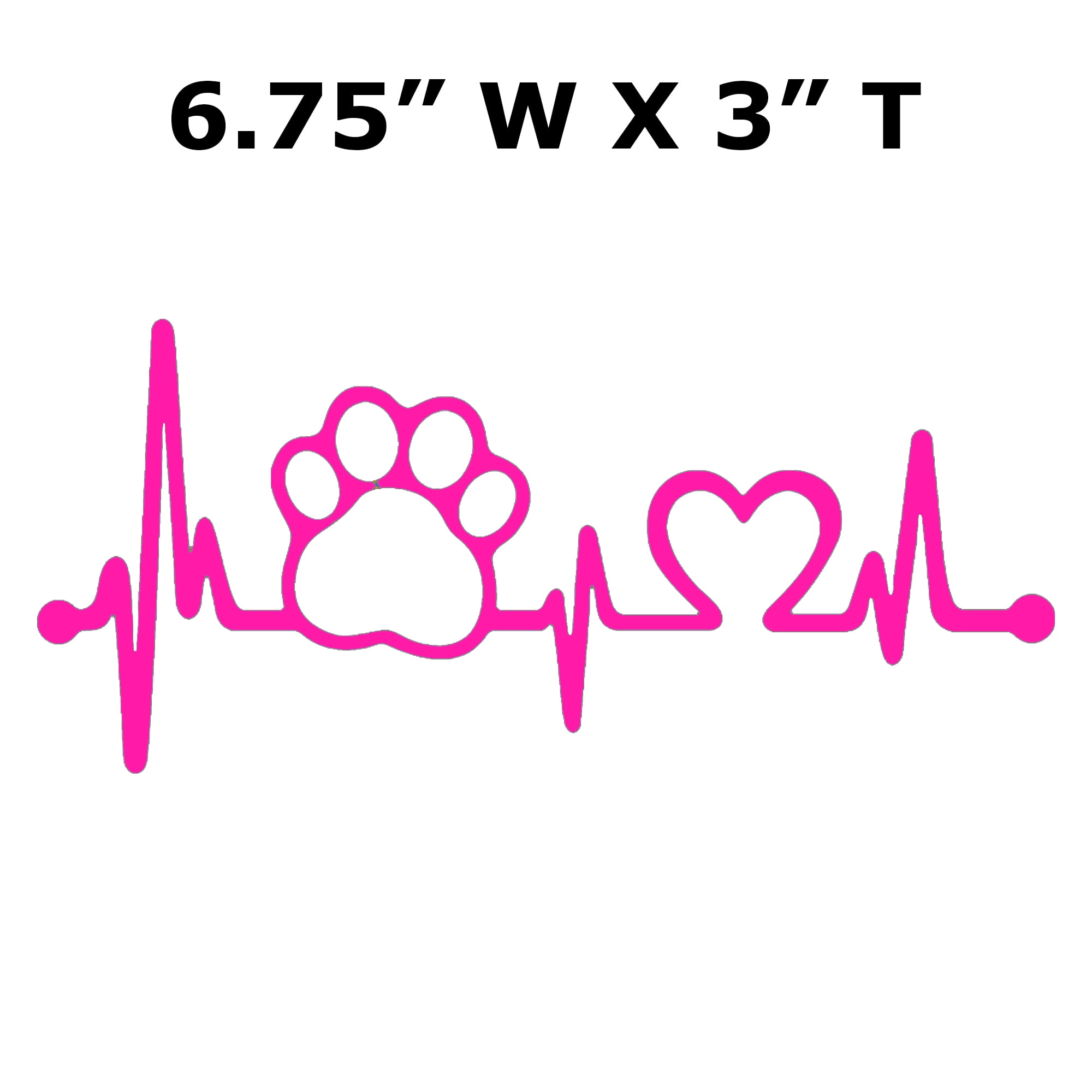 Dog Paw Heartbeat 6.75