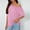 Hot Pink, variant on HOMBOM Boat Neck Tops for Women Off The Shoulder Tee Shirts Comfy Summer Oversized Short Sleeve Polka Dots Ladies T Shirts