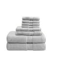 thumbnail image 3 of Home Essence 800GSM Luxurious 100% Cotton 8 Piece Towel Set, Silver, 3 of 10