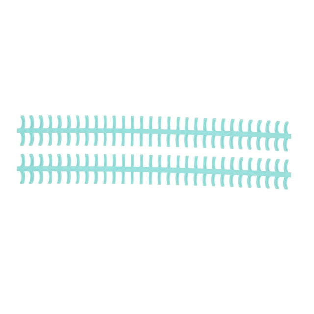 Binding Tool, 30 Hole 10 Pcs Binding Strip 65 Sheet Holdable Wear Resistant Rust Proof For School Supplies Tender Blue