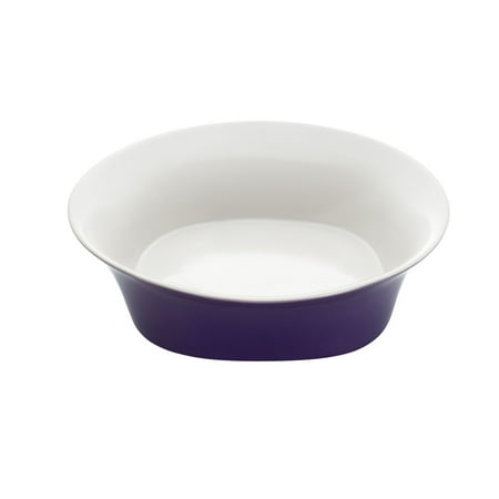 Rachael Ray Dinnerware Round and Square 10-Inch Stoneware Round Serving Bowl, Purple