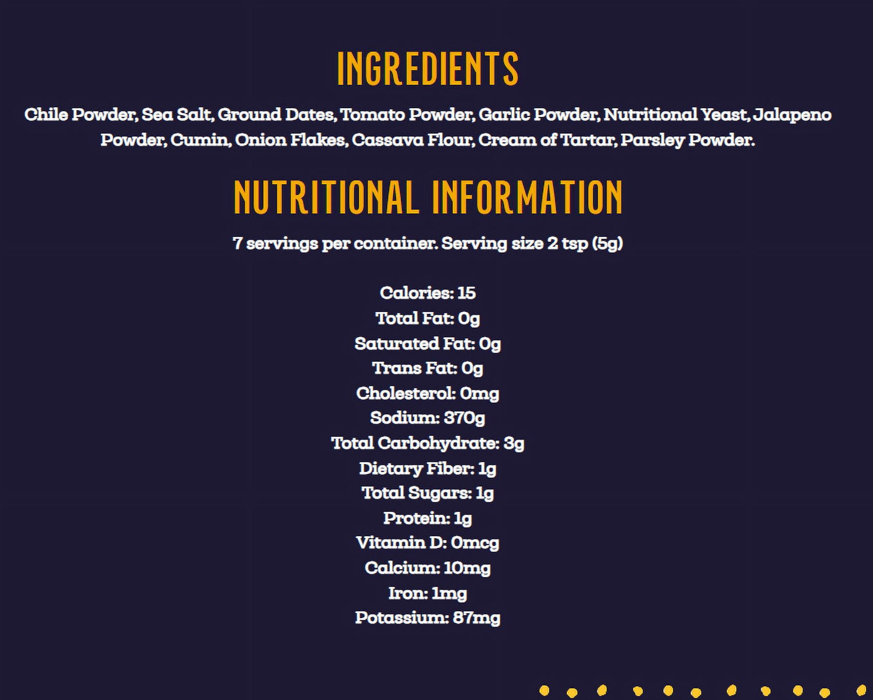 Siete Spicy Taco Seasoning, Siete Spicy Taco Seasoning