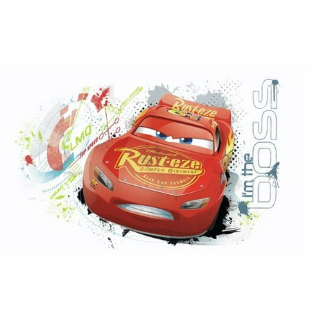 - Cars 3 Lightning Mcqueen Peel And Stick Wall Graphic