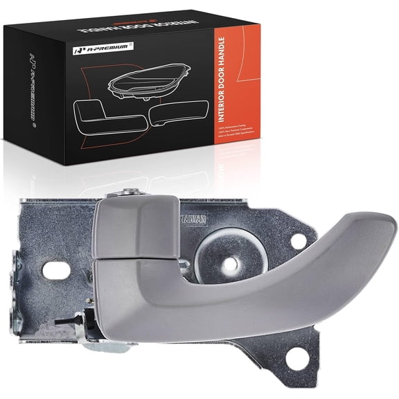 A-Premium Front Left Driver Side Interior Door Handle Compatible with Kia Sorento 2003-2009, Light Gray, Replace# 82610-3E000CY