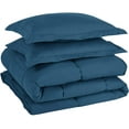thumbnail image 6 of Chezmoi Collection Teal Down Alternative Comforter King - 3-Piece All Seasons Lightweight Comforter Set - Microfiber Comforter Duvet Insert with Corner Tabs, 6 of 6