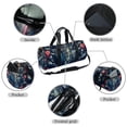 thumbnail image 2 of Hearts Battle Basketball Bag that Doubles as a Carry on and Travel Tote with Shoe Bag and Interior Zipper Pocket, Size 17.7 Inches, Large Capacity, 2 of 6