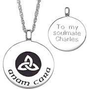 Personalized Planet Anam Cara Sterling Silver Pendant