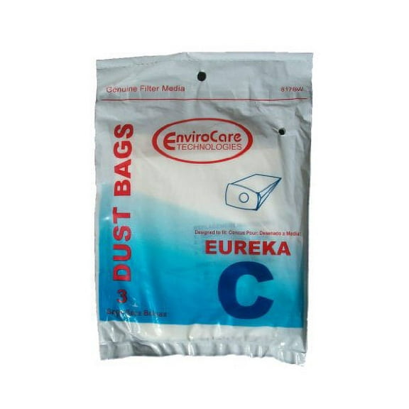 75 Compatible with Eureka C Allergy Mighty Might canister Vacuum Bags, White Westinghouse, Floor
