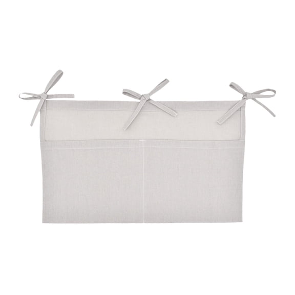 Baby Nursery Storage Bag, Canvas Material, Hanging Design, Spacious & Durable, for Crib/Playpen Organization