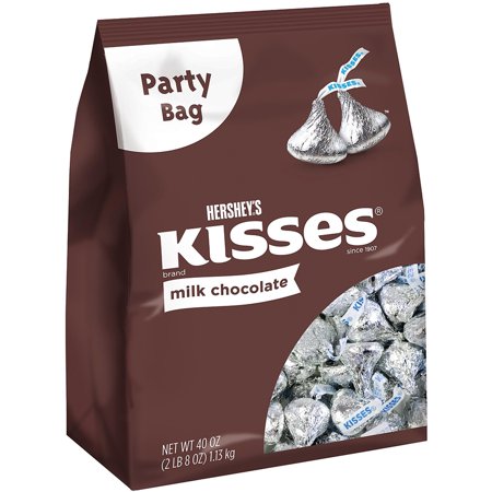 Kisses Milk Chocolate Candy, 2lb 8 oz