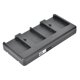thumbnail image 2 of Black Battery Base Quick Release Button ABS Plastic Material 4 Slots Design Camera Battery Base for Converting Np-f550/f750/f970 Battery to V-mount Battery ANGGREK Otros, 2 of 8