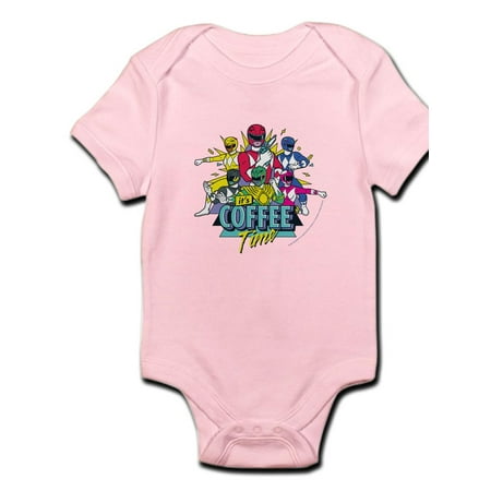 

CafePress - Power Rangers It s Coffee Time - Baby Light Bodysuit