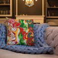 thumbnail image 2 of Garden Marble Print Premium Throw Pillow, 2 of 4