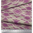 thumbnail image 2 of Soimoi Poly Georgette Fabric Stripe & Argyle Check Fabric Prints by Yard 42 Inch Wide, 2 of 2