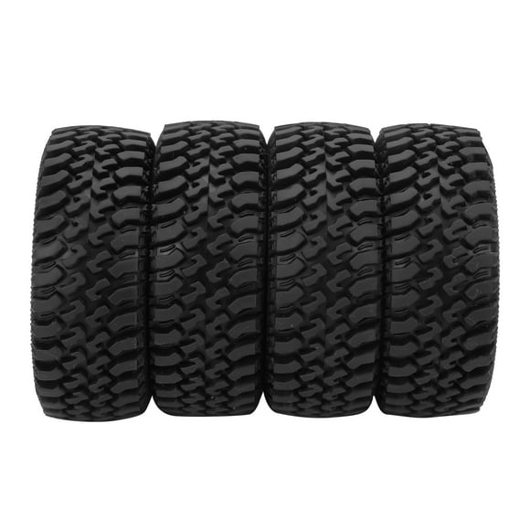 RC Wheels, RC Front And Rear Tires Long Service Life 4pcs Practical For MN86 1/12 RC Crawlers Upgrade Parts