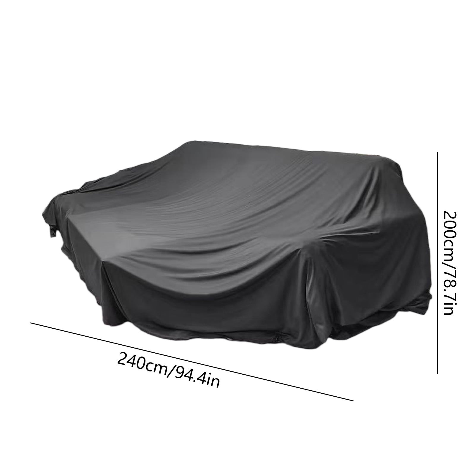 Lunxisen 1 pcs Duty Waterproof & Dustproof Sofa Storage Covers Mouldproof Bed Sofa Couch Furniture Protector Cover Shelter For Moving protection And Long Term Storage(2.4*2m)