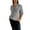 Gray, variant on Summer Tops For Sexy Women 2025 Women'S Tops Casual Dressy Fitted Long Sleeve For Women Womens Blouses For Work Professional Travel White T Shirts For Women Cropped