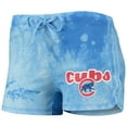 thumbnail image 4 of Women's Concepts Sport Royal Chicago Cubs Billboard Racerback Tank Top & Shorts Set, 4 of 5