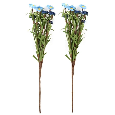 Multi Daisy Flower - Home Wedding Foam Daisy Shaped DIY Decor Artificial Flower Multicolor 2 Pcs